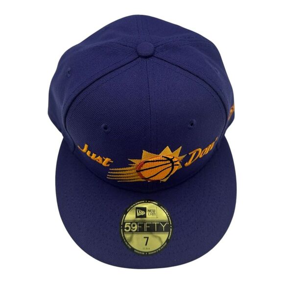 New Era x Just Don Phoenix Suns Hat Cap Size 7 Purple‎ 59Fifty NBA Basketball - Picture 2 of 8